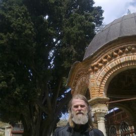 Великая Лавра - первенствующий монастырь на Святой Горе Поездка отца Виктора на Афон. Апрель 2013