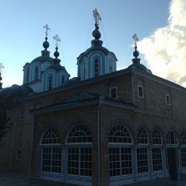 Храм Пантелеймонова монастыря, Афон Поездка отца Виктора на Афон. Октябрь 2014