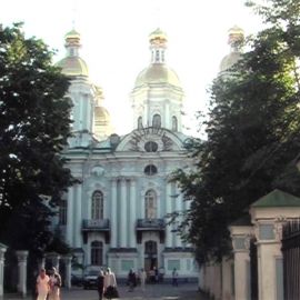 После Валаама мы посетили Санкт-Петербург: Никольский морской собор Паломничество. Соловки, июль 2007