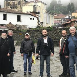 Святая Гора встретила дождливой погодой Фотоотчет из поездки на Афон 2017