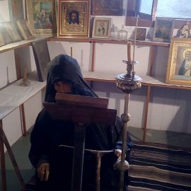 Восковой монах в музее одного из монастырей Фотоотчет из поездки на Афон 2017